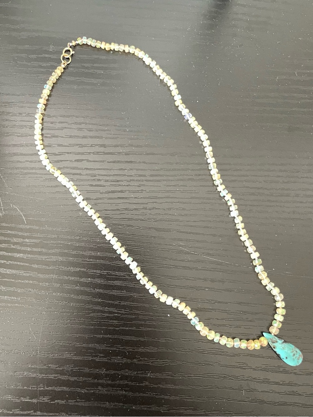 🌟Opal and Turquoise Beaded Necklace🌟Women's Jewelry